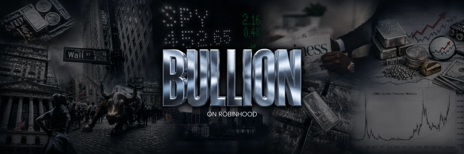 BULLION on Robinhood - Wall Street montage banner